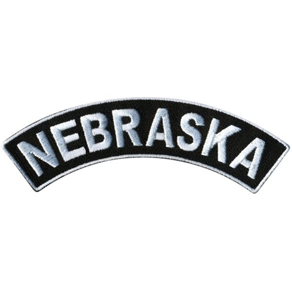 Nebraska 4 X 1 Top Rocker Patch