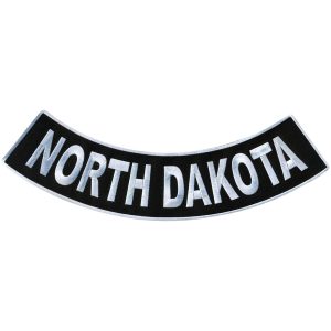 North Dakota 12” X 3” Bottom Rocker Patch