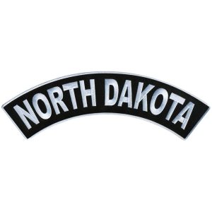 North Dakota 12” X 3” Top Rocker Patch