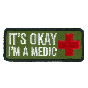 OKAY MEDIC 4 x 1.5 Embroidered Patch