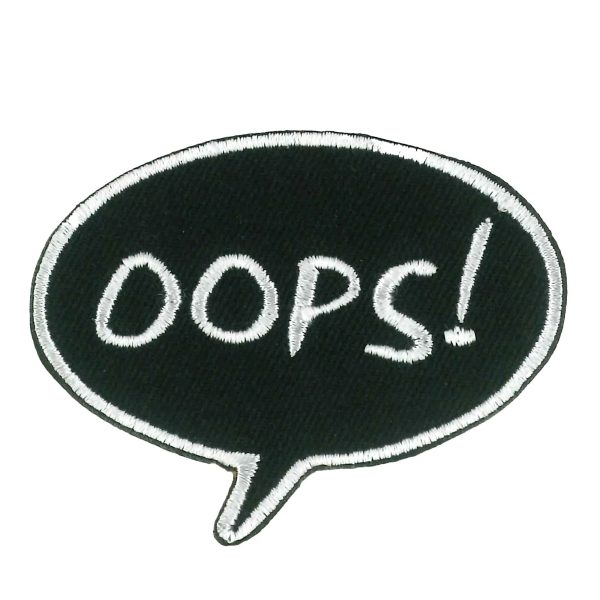 OOPS Embroidered Patch