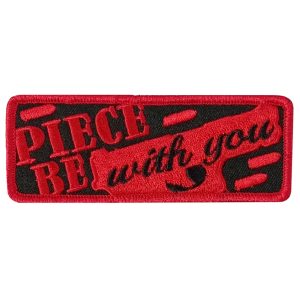 PIECE BE 4 x 1.5 Embroidered Patch