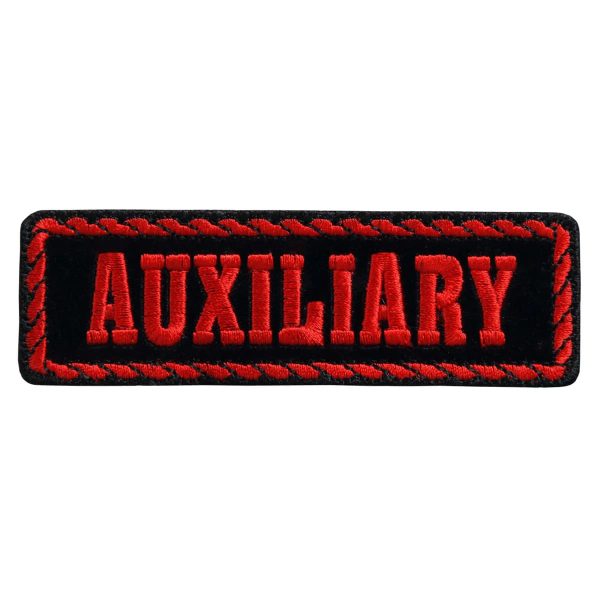 Red Officer Auxiliary 4 x 1 Patch