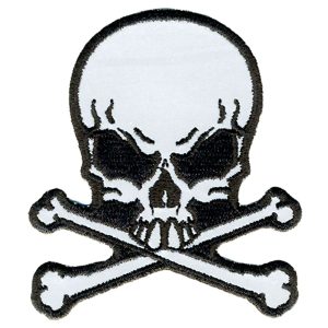 Refliective Skulls N BNS 3 x 3 Patch