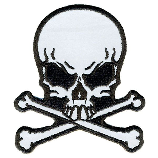 Refliective Skulls N BNS 3 x 3 Patch