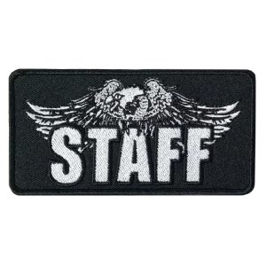 STAFF EAGLE 4 x 2 Embroidered Patch
