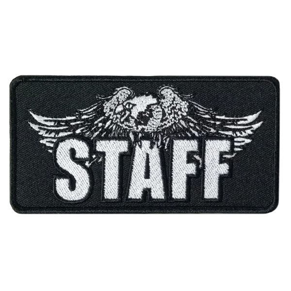 STAFF EAGLE 4 x 2 Embroidered Patch