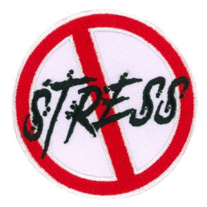 Stress Embroidered Patch
