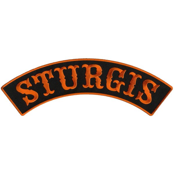 Sturgis 12” X 3” Top Rocker Patch