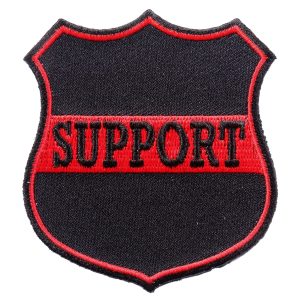 Support Red 3x3 Patch