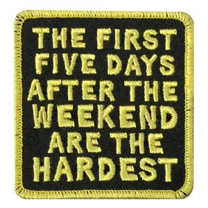 THE FIRST 2.5 x 2.67 Embroidered Patch
