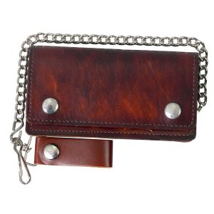 6 Bifold Wallet in Antique Brown