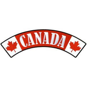 Canada 12” X 3” Top Rocker Patch
