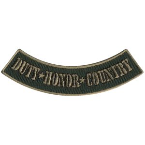Duty Honor Country 4” X 1” Bottom Rocker