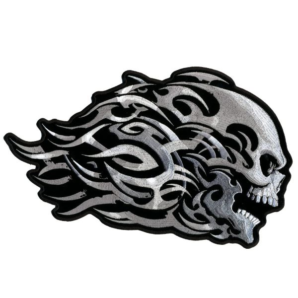Head Butt Tribal Skull 4 x 3 Patch