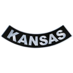 Kansas 12” X 3” Bottom Rocker Patch