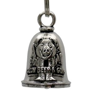 MLB9072 Bacon Beer Motorcycle Good Luck Bell