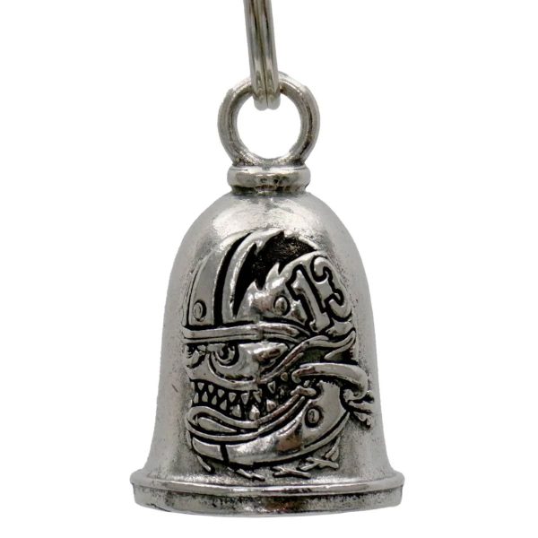 MLB9079 Bobber Monster Head Motorcycle Good Luck Bell