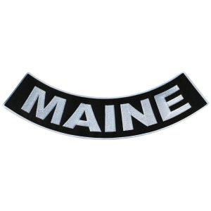 Maine 12” X 3” Bottom Rocker Patch