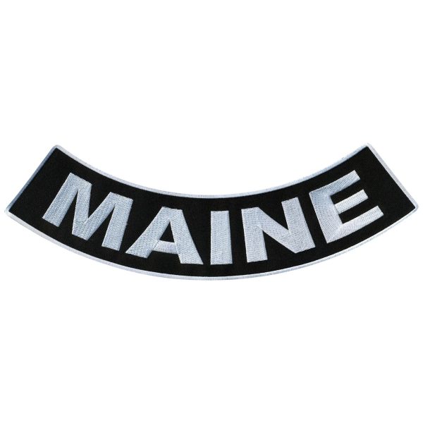 Maine 12” X 3” Bottom Rocker Patch