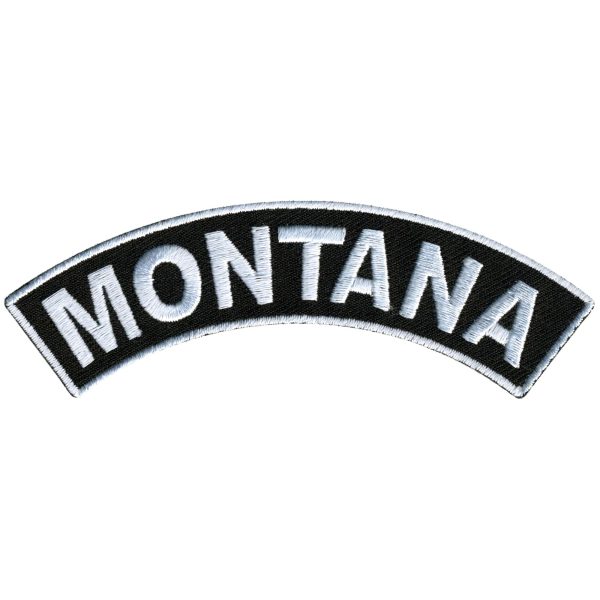 Montana 4 X 1 Top Rocker Patch