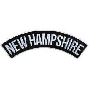 New Hampshire 12 X 3 Top Rocker Patch