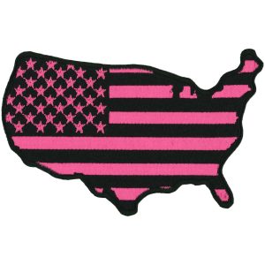 Pink Country Flag 4 Patch