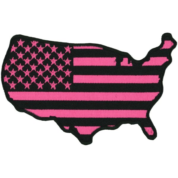 Pink Country Flag 4 Patch