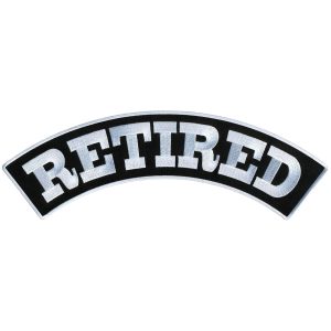 Retired 12” X 3” Top Rocker Patch