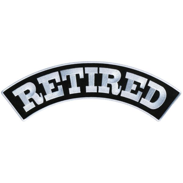 Retired 12” X 3” Top Rocker Patch