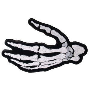 Skeleton Left Hand 4 x 3 Patch