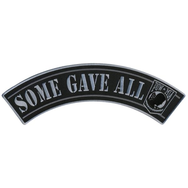 Some Gave All 12” X 3” Top Rocker Patch