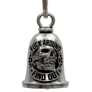 MLB9105 F Around Skull Motorcycle Good Luck Bell
