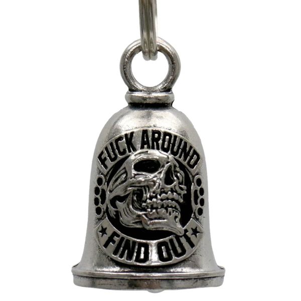 MLB9105 F Around Skull Motorcycle Good Luck Bell