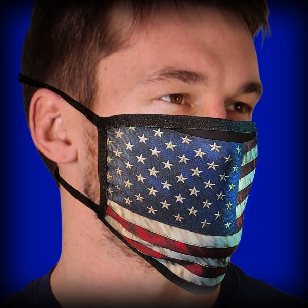 FMD1014 Vintage Flag Face Mask
