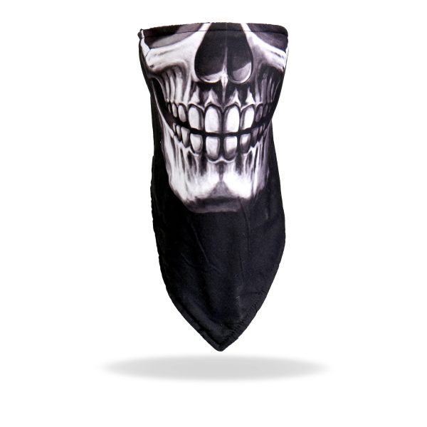 FWC1001 Human Skull Face Wrap Neck Warmer